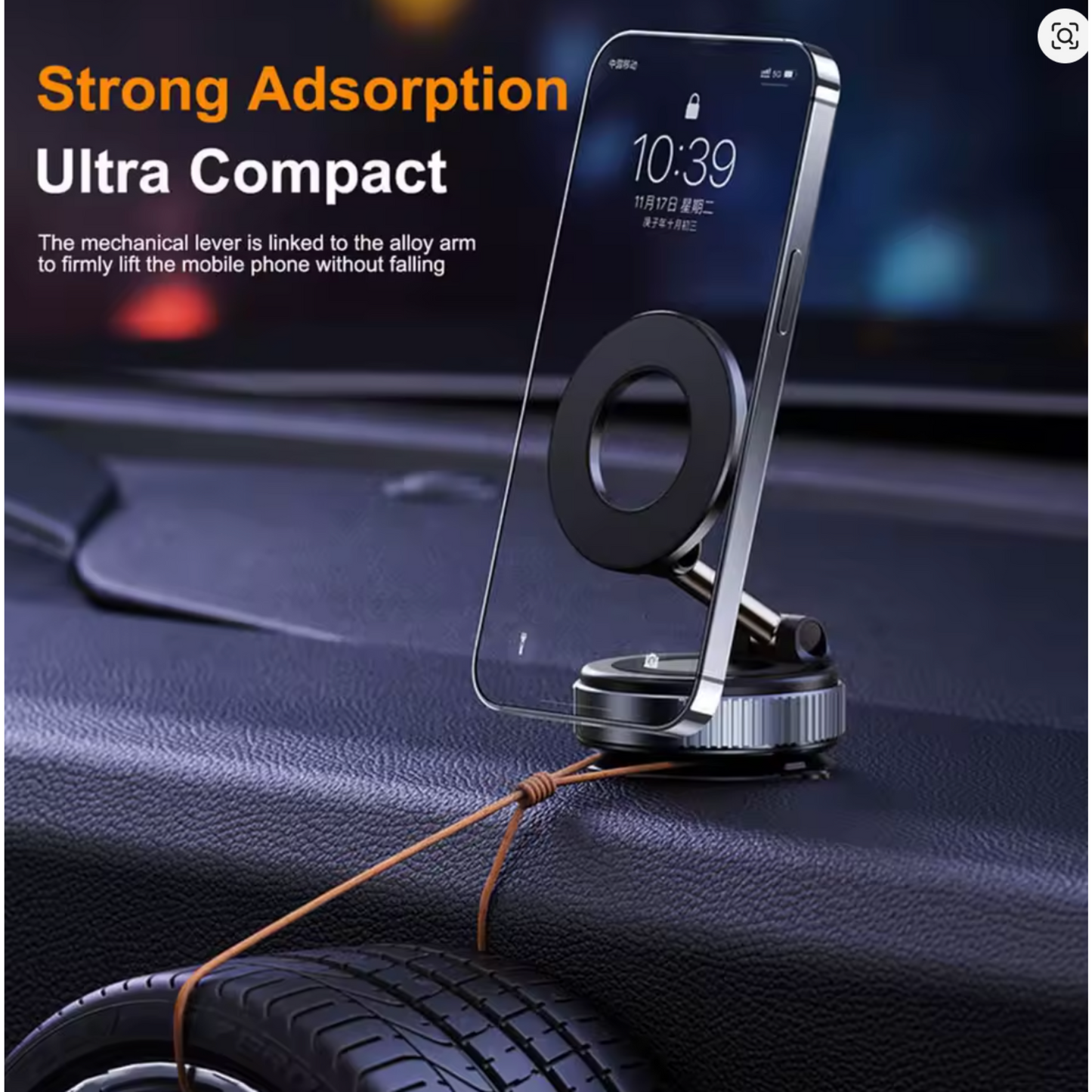Magnetic hold mount car